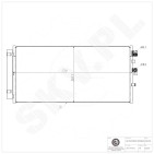 Condenseur de Climatisation Pour Ford Focus IV 2210579 2381795 2405238