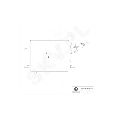 Condenseur de Climatisation Pour Ford Kuga I 1522067 8V4119710AB