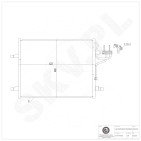 Condenseur de Climatisation Pour Ford Kuga I 1522067 8V4119710AB