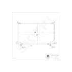 Condenseur de Climatisation Pour Ford Maverick Van Nissan Terrano II