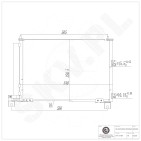 Condenseur de Climatisation Pour Ford Ranger Mazda B-Serie BT-50 Pick-up