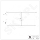 Condenseur de Climatisation Pour Ford Transit 1572061 1671707 4041973 4471423