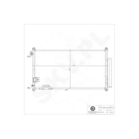 Condenseur de Climatisation Pour Honda Accord VII 80101SEFE11 80110SEFE11