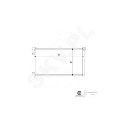 Condenseur de Climatisation Pour Honda Civic VII 80110S5TE01