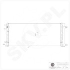 Condenseur de Climatisation Pour Honda Civic X 80100TBCA01