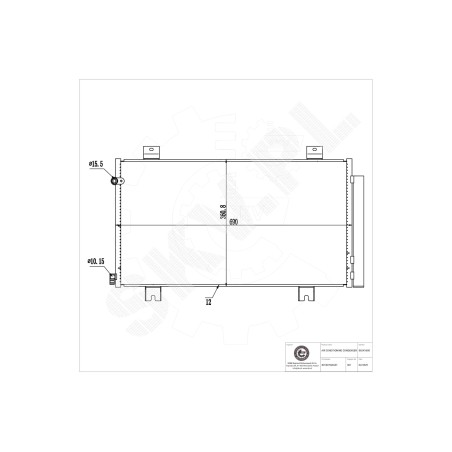 Condenseur de Climatisation Pour Honda Civic X 80100TGNG01