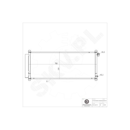Condenseur de Climatisation Pour Honda Jazz II 80110SAA013