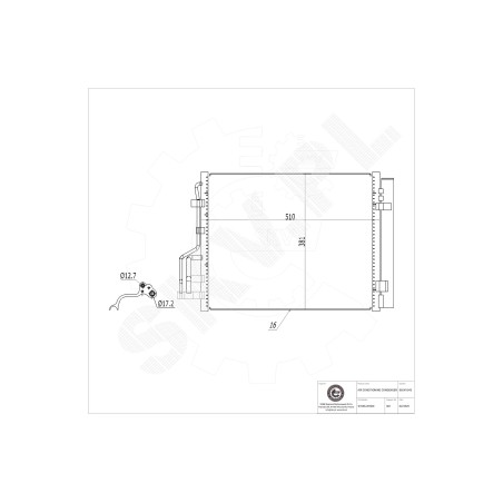 Condenseur de Climatisation Pour Hyundai Elantra i30 Kia Cee'D 3/5 Portes SW Pro