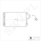 Condenseur de Climatisation Pour Hyundai Elantra i30 Kia Cee'D Sportswagon Pro