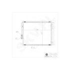Condenseur de Climatisation Pour Hyundai Grand Santa Fé III 976062W000