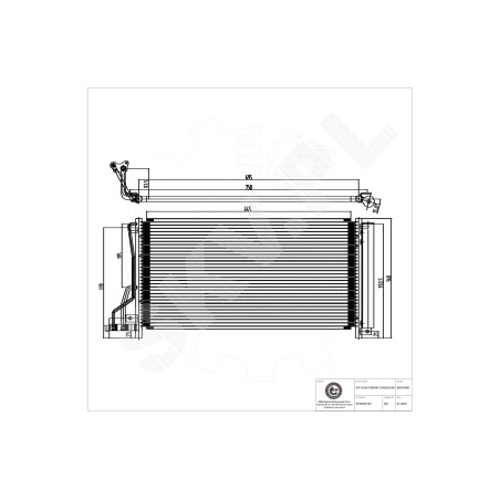 Condenseur de Climatisation Pour Hyundai Grandeur Sonata V VI Kia Magentis