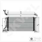 Condenseur de Climatisation Pour Hyundai Grandeur Sonata V VI Kia Magentis