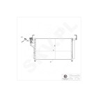 Condenseur de Climatisation Pour Hyundai H-1 976064H200