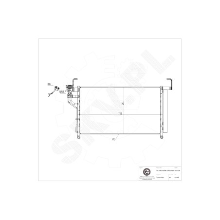 Condenseur de Climatisation Pour Hyundai H-1 976064H200