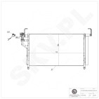 Condenseur de Climatisation Pour Hyundai H-1 976064H200