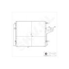 Condenseur de Climatisation Pour Hyundai i10 Kia Picanto 97606G6000