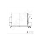 Condenseur de Climatisation Pour Hyundai i10 97606B9000 97606B9001 97606B9100