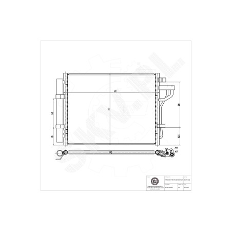 Condenseur de Climatisation Pour Hyundai i10 97606B9000 97606B9001 97606B9100