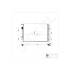 Condenseur de Climatisation Pour Hyundai i20 97606C8000 97606C8050