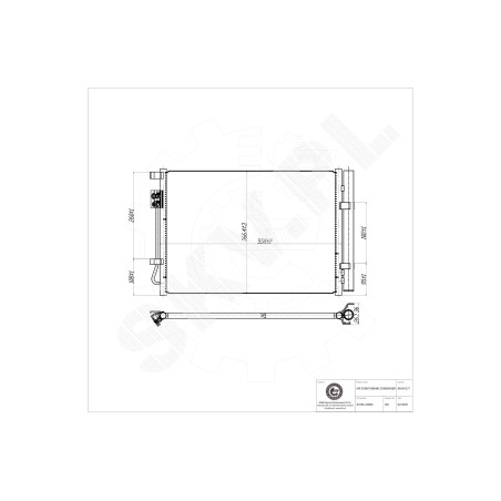 Condenseur de Climatisation Pour Hyundai i20 97606C8000 97606C8050