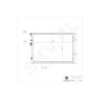 Condenseur de Climatisation Pour Hyundai i20 976064P700 976064P700AS