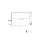 Condenseur de Climatisation Pour Hyundai i20 976061J000 976064P000