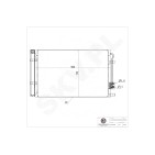 Condenseur de Climatisation Pour Hyundai i20 976060U000 976060U000AS