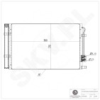 Condenseur de Climatisation Pour Hyundai i20 976060U000 976060U000AS