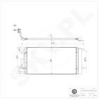 Condenseur de Climatisation Pour Hyundai i30 Kia Combi Van Hatchback Xceed
