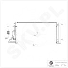 Condenseur de Climatisation Pour Hyundai i30 97606S0000 97606S0100