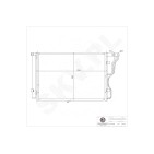 Condenseur de Climatisation Pour Hyundai i40 976063Z000 976063Z001