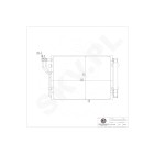 Condenseur de Climatisation Pour Hyundai ix20 Kia Venga Hatchback Van