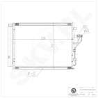 Condenseur de Climatisation Pour Hyundai ix35 Kia Sportage 976062Y000 976062Y001