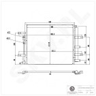 Condenseur de Climatisation Pour Hyundai Kona Kia Niro 97606K4010