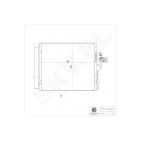 Condenseur de Climatisation Pour Hyundai Santa Fé II 976062B700 976062B750