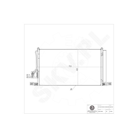 Condenseur de Climatisation Pour Hyundai Santa Fé II 976062B000 976062B000AS