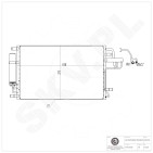 Condenseur de Climatisation Pour Hyundai Tucson Kia Sportage 976062E000