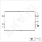 Condenseur de Climatisation Pour Iveco Daily Citys V VI 5801255825