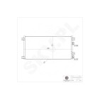 Condenseur de Climatisation Pour Iveco Daily III IV 504022601
