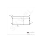 Condenseur de Climatisation Pour Iveco Daily III 504090674 99487944