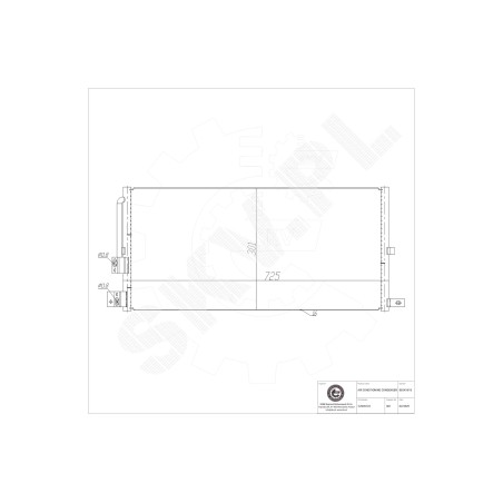 Condenseur de Climatisation Pour Jaguar X-Type C2S31605 C2S45122