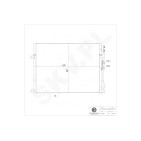 Condenseur de Climatisation Pour Jeep Commander Grand Cherokee III 55116928AA