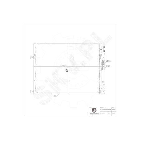 Condenseur de Climatisation Pour Jeep Commander Grand Cherokee III 55116928AA