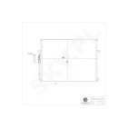 Condenseur de Climatisation Pour Jeep Grand Cherokee II K55115918AE KV8505918AA
