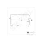 Condenseur de Climatisation Pour Kia Carnival I II OK53E61481A