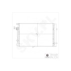 Condenseur de Climatisation Pour Kia RIO IV Stonic 97606H8000 97606H8050