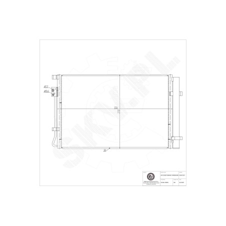 Condenseur de Climatisation Pour Kia RIO IV Stonic 97606H8000 97606H8050
