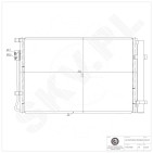 Condenseur de Climatisation Pour Kia RIO IV Stonic 97606H8000 97606H8050