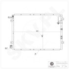 Condenseur de Climatisation Pour Kia Sorento I Van 976063E000