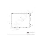Condenseur de Climatisation Pour Kia Sorento I Van 976063E900 976063E901